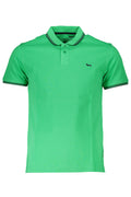 HARMONT &amp; BLAINE GREEN MEN'S SHORT SLEEVED POLO SHIRT