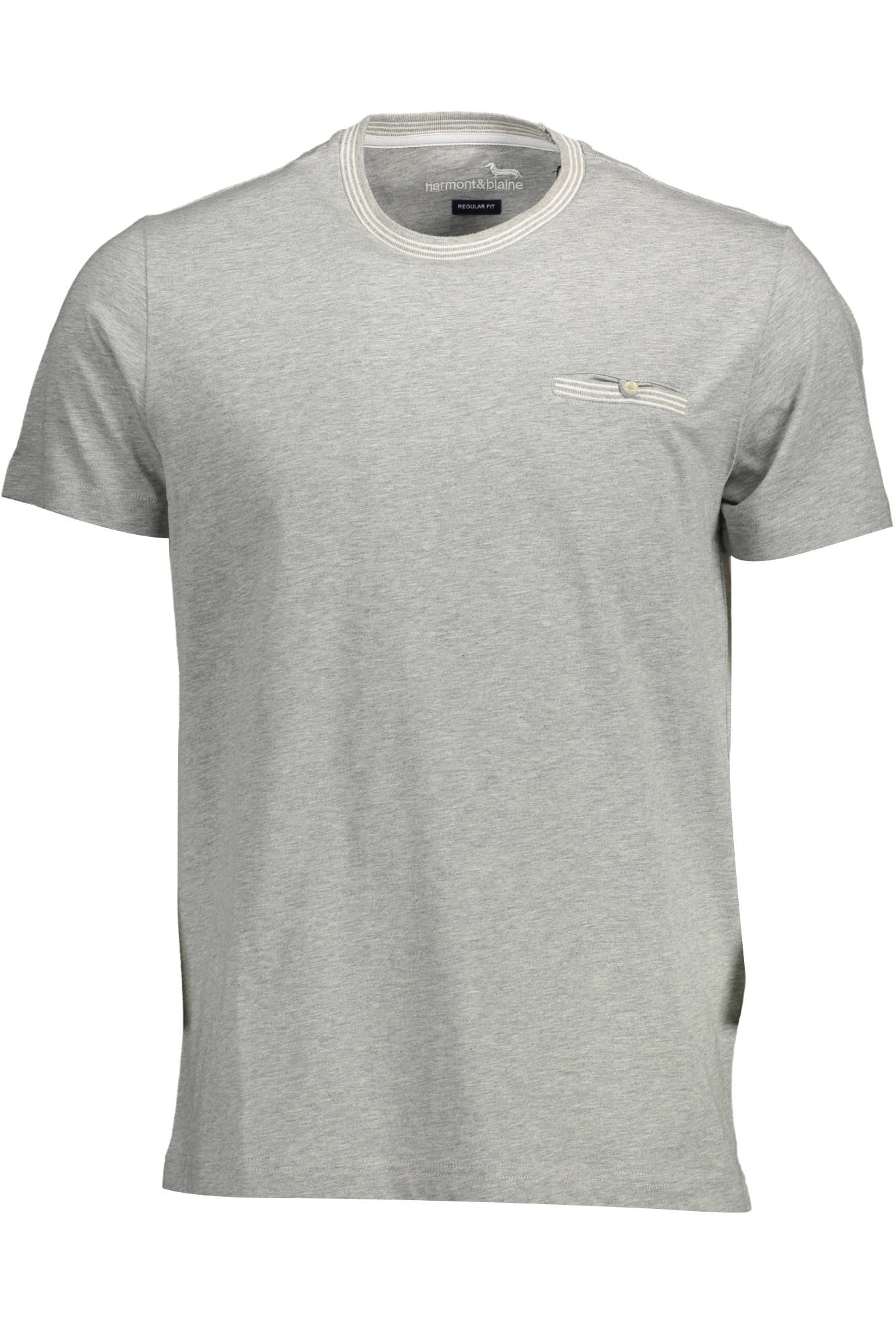 HARMONT &amp; BLAINE MEN'S SHORT SLEEVE T-SHIRT GREY