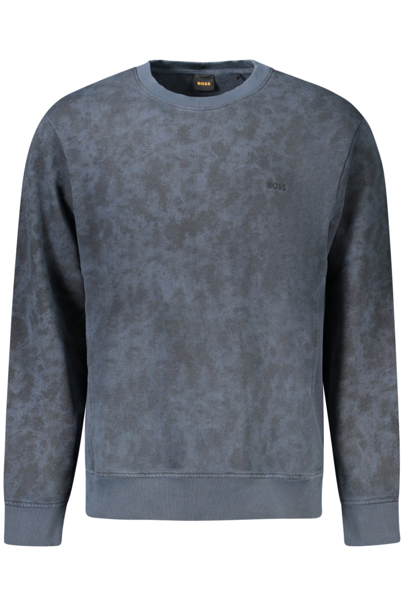 HUGO BOSS MEN'S ZIP-UP SWEATSHIRT BLUE
