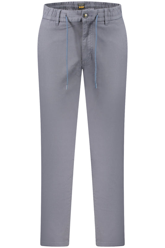 HUGO BOSS MEN'S BLUE TROUSERS