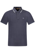 HUGO BOSS POLO SHORT SLEEVE MEN BLUE