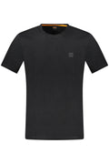 HUGO BOSS MEN'S SHORT SLEEVE T-SHIRT BLACK