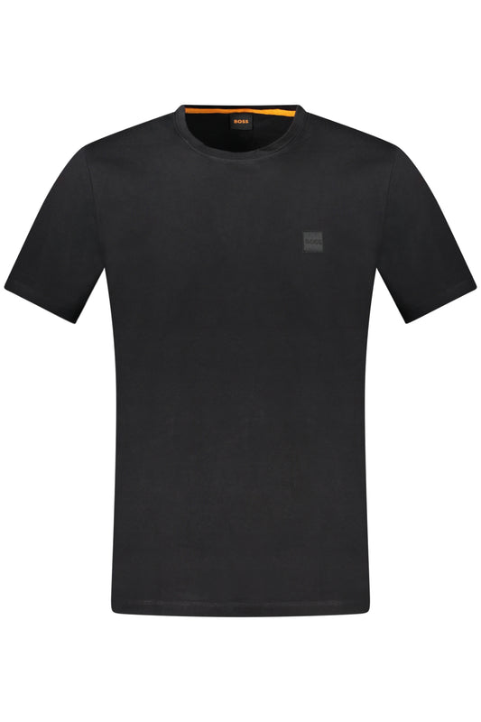 HUGO BOSS MEN'S SHORT SLEEVE T-SHIRT BLACK