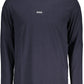 HUGO BOSS MEN'S LONG SLEEVED T-SHIRT BLUE