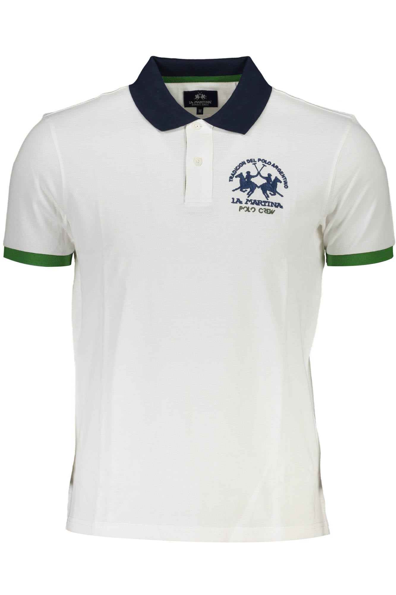 LA MARTINA MEN'S SHORT SLEEVE POLO WHITE