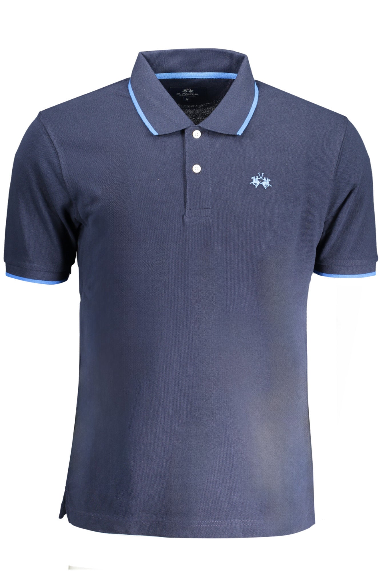LA MARTINA MEN'S SHORT SLEEVE POLO BLUE