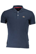 LA MARTINA MEN'S SHORT SLEEVED POLO SHIRT BLUE