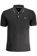LA MARTINA MEN'S SHORT SLEEVE POLO BLACK