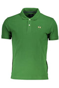 LA MARTINA MEN'S GREEN SHORT SLEEVED POLO SHIRT