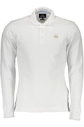 LA MARTINA MEN'S WHITE LONG SLEEVE POLO SHIRT
