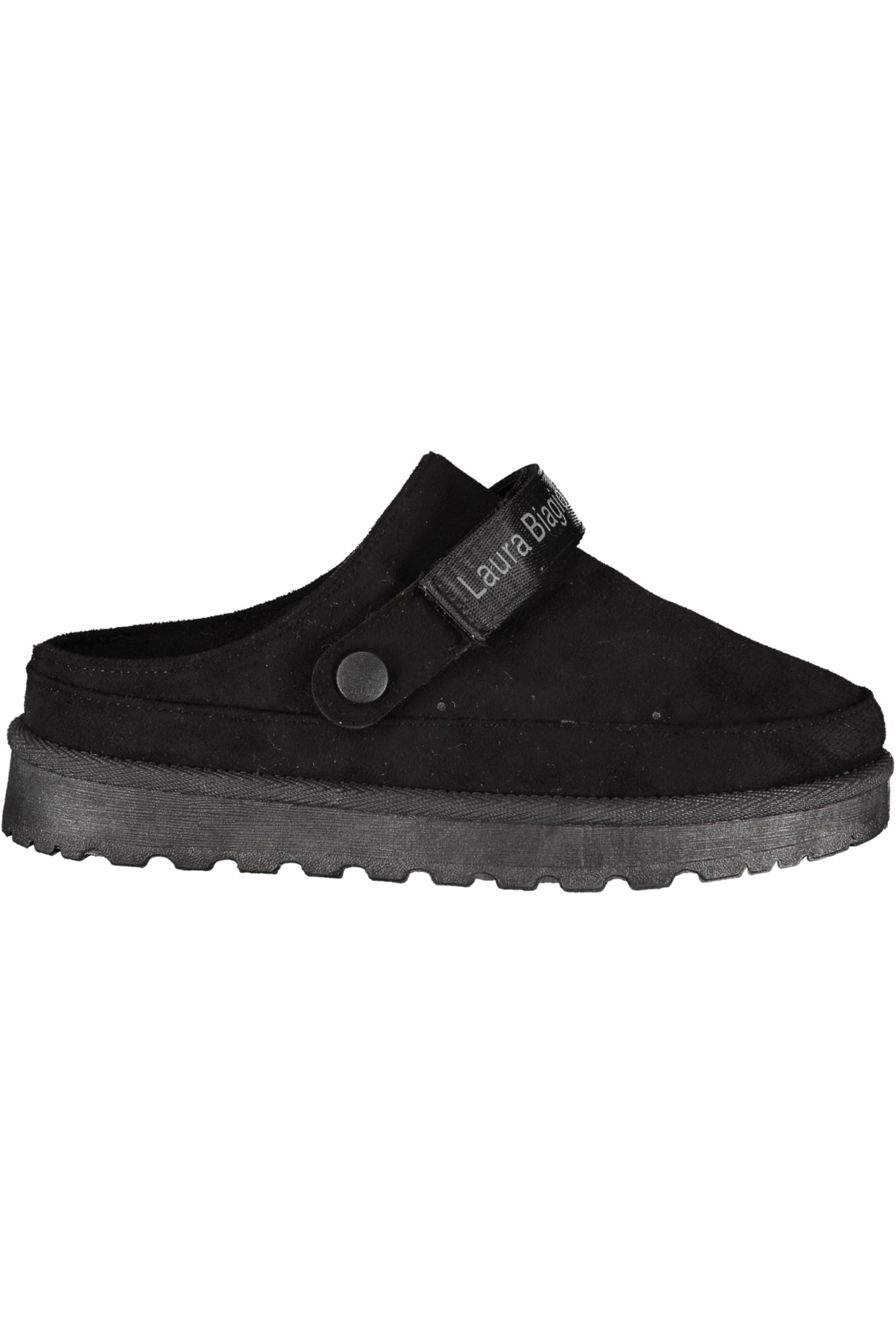LAURA BIAGIOTTI WOMEN'S BLACK WINTER CLOG FOOTWEAR