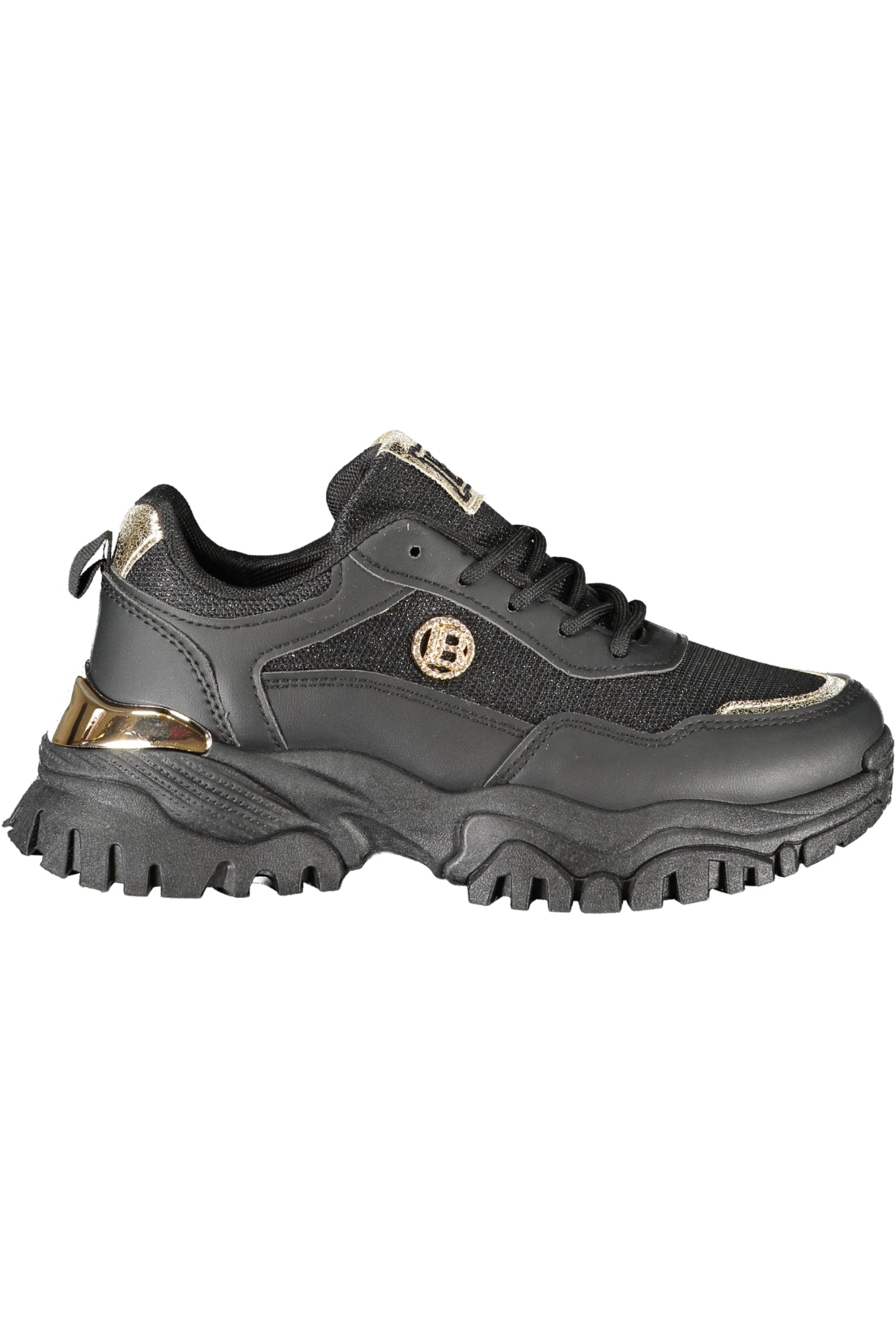 LAURA BIAGIOTTI WOMEN'S BLACK SPORTS SHOES