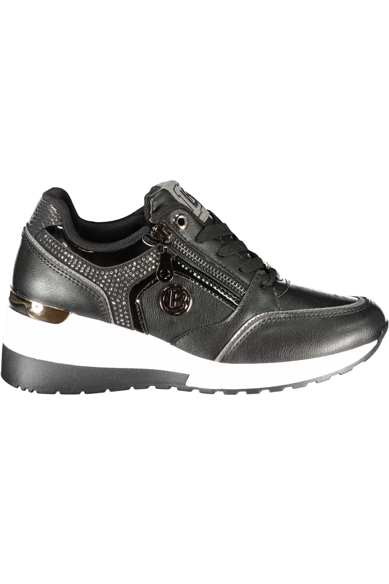 LAURA BIAGIOTTI WOMEN'S BLACK SPORTS SHOES