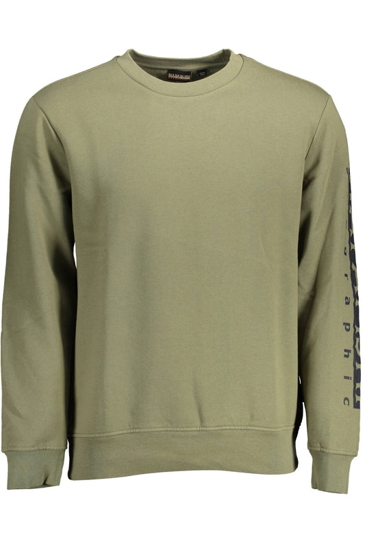 NAPAPIJRI SWEATSHIRT WITHOUT ZIP MEN GREEN