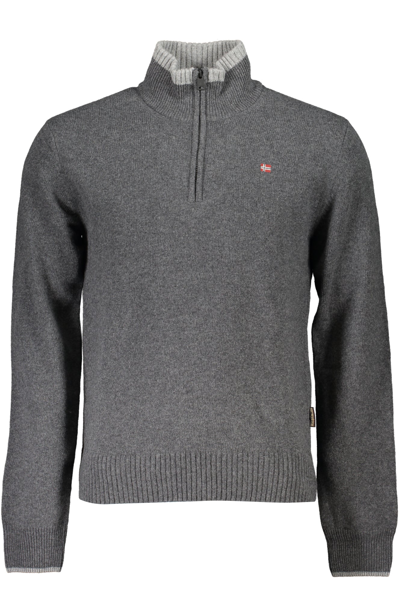 NAPAPIJRI MEN'S GRAY SWEATER