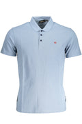 NAPAPIJRI POLO SHORT SLEEVE MAN LIGHT BLUE