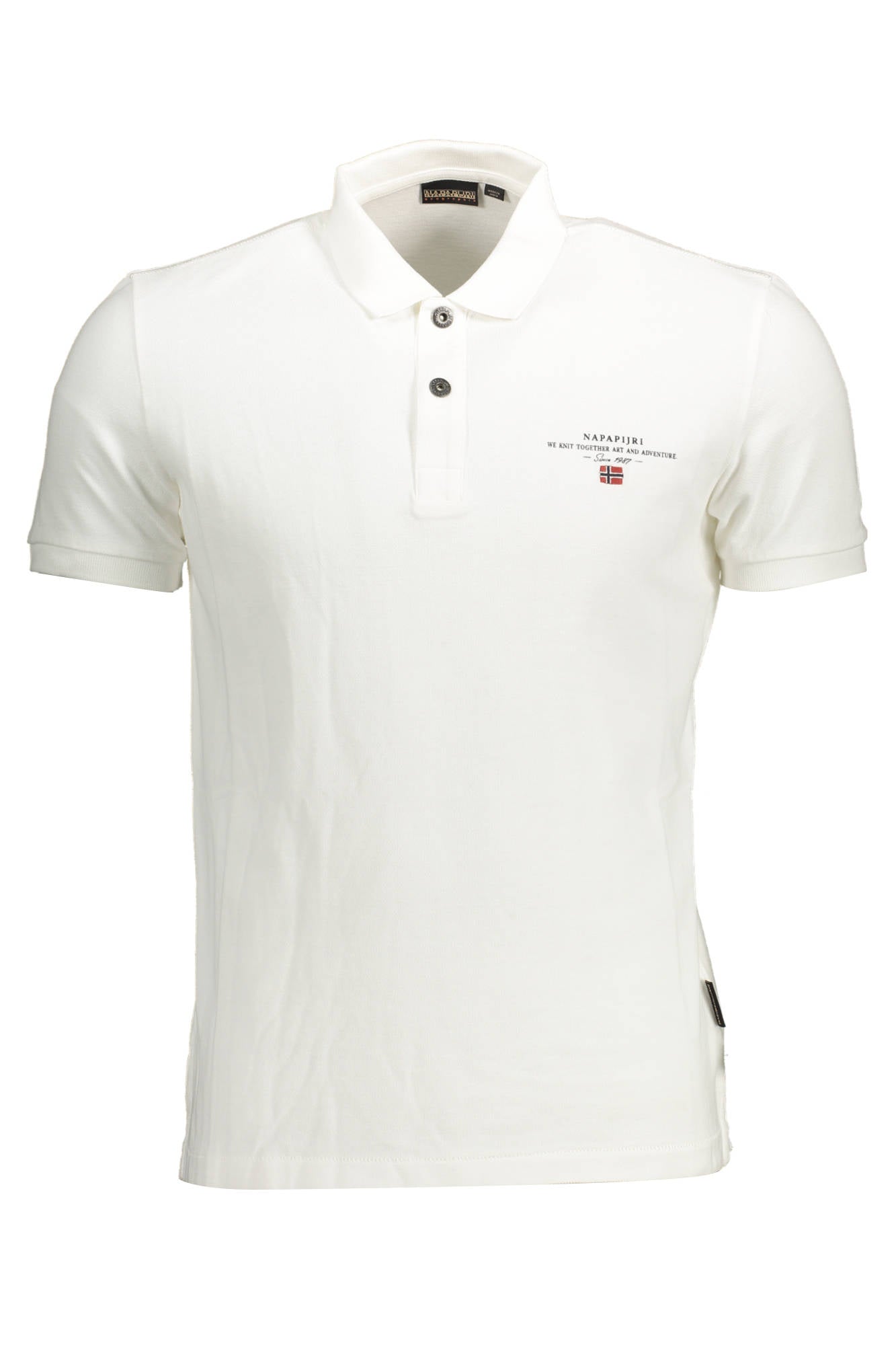 NAPAPIJRI POLO SHORT SLEEVES MEN WHITE