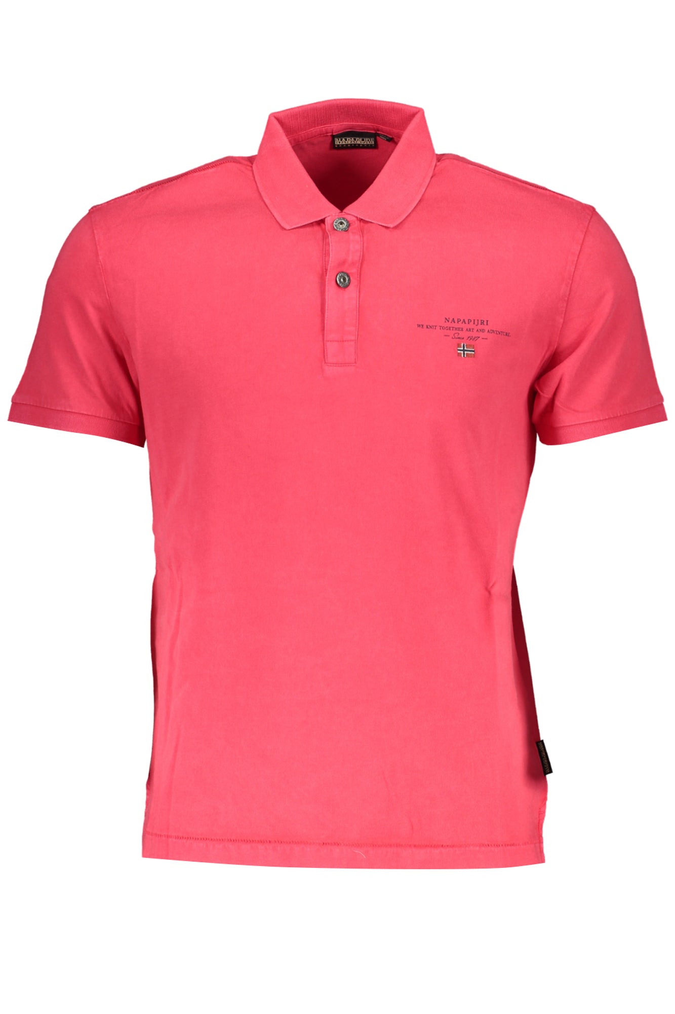 NAPAPIJRI MEN'S SHORT SLEEVED POLO SHIRT PINK
