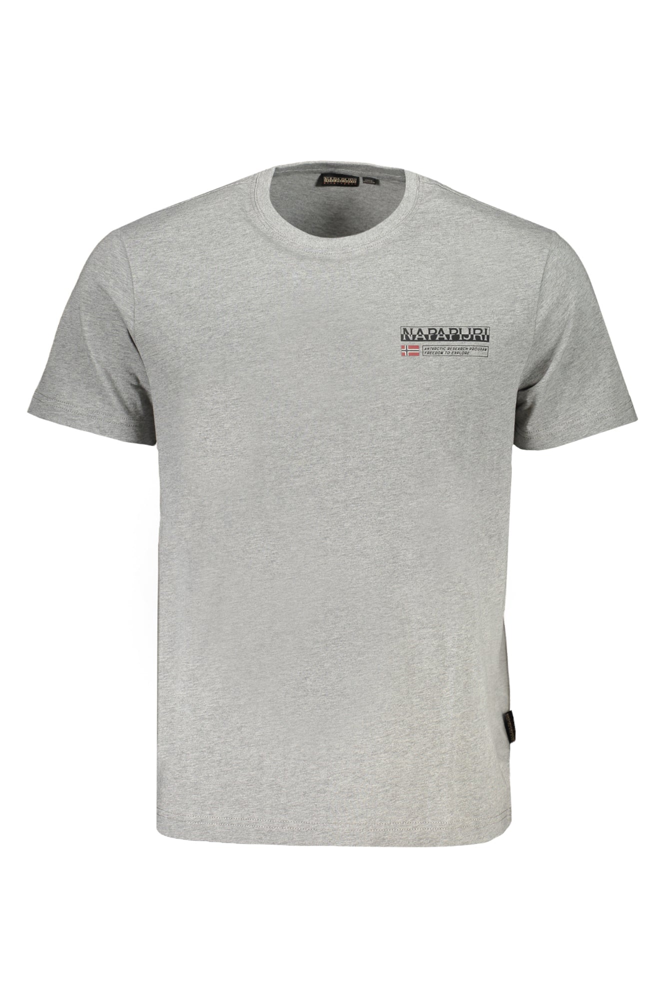 NAPAPIJRI MEN'S SHORT SLEEVED T-SHIRT GRAY