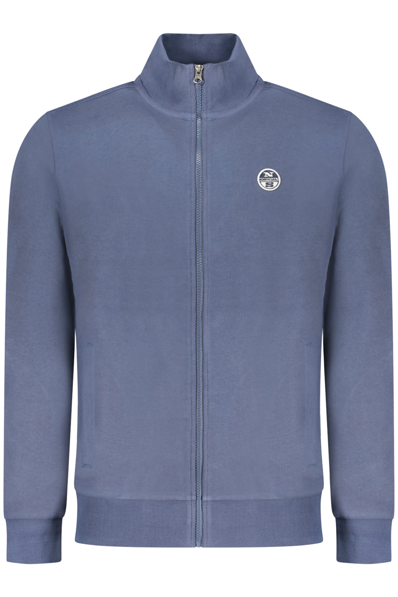 NORTH SAILS MEN'S BLUE ZIP-UP SWEATSHIRT