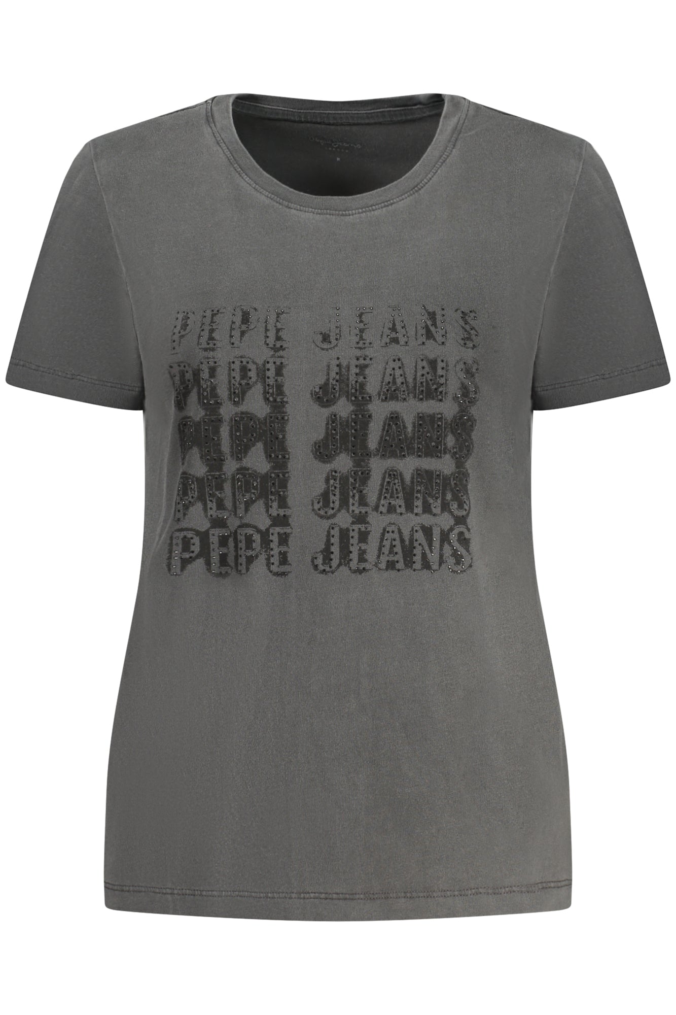 PEPE JEANS WOMEN'S SHORT-SLEEVE T-SHIRT BLACK
