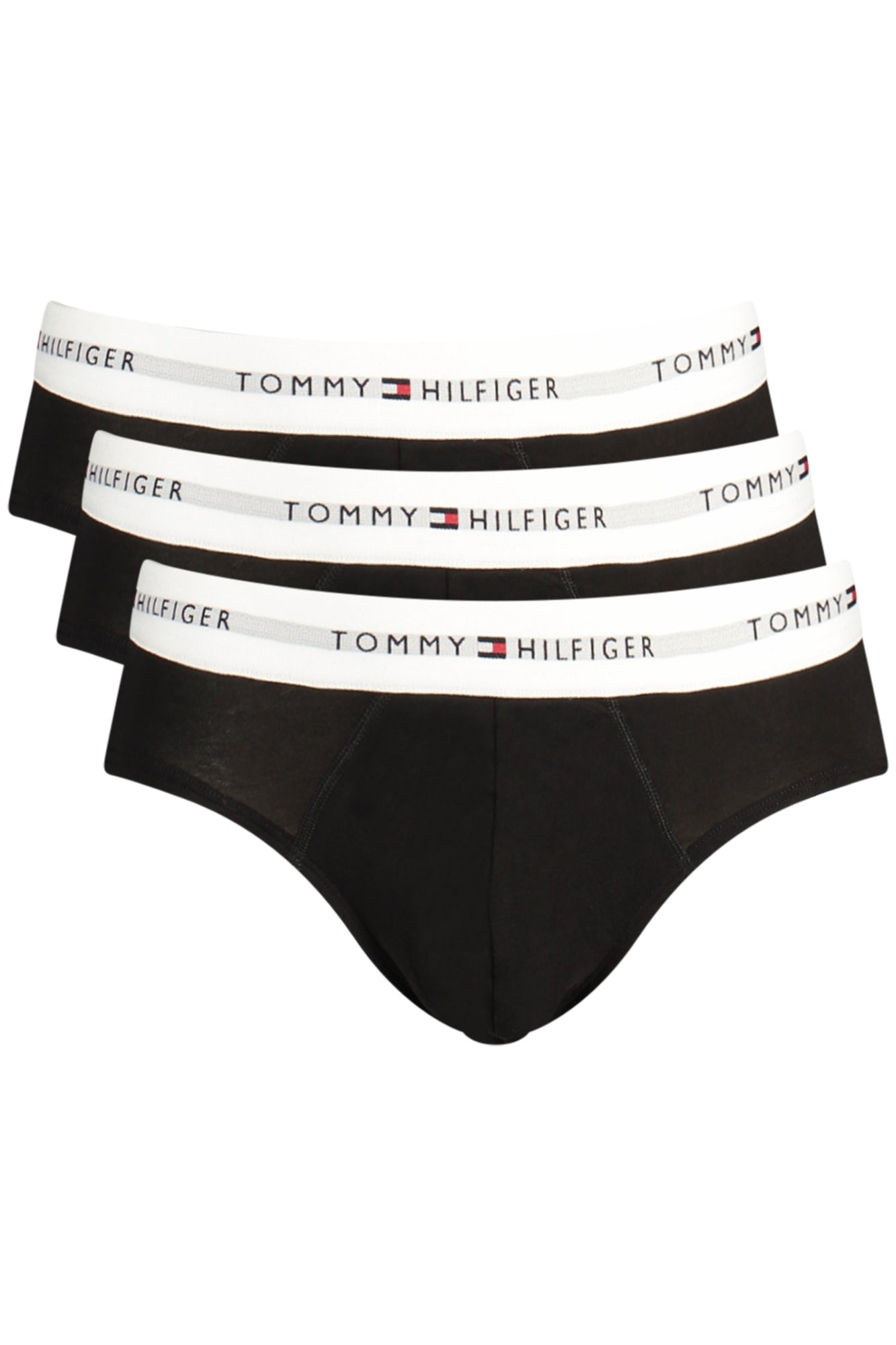 TOMMY HILFIGER MEN'S BLACK BRIEFS