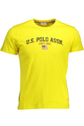 US POLO SHORT SLEEVE T-SHIRT YELLOW MAN
