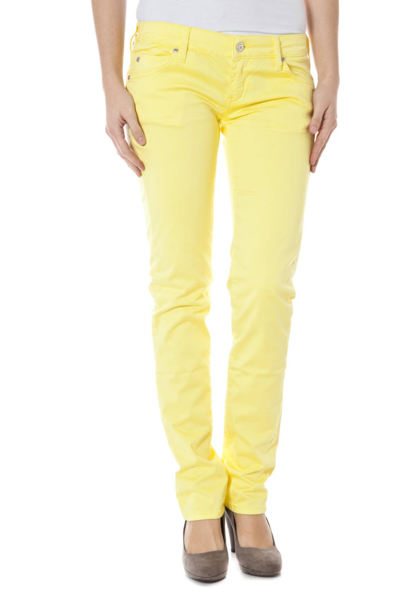 ZUELEMENTS YELLOW WOMAN TROUSERS